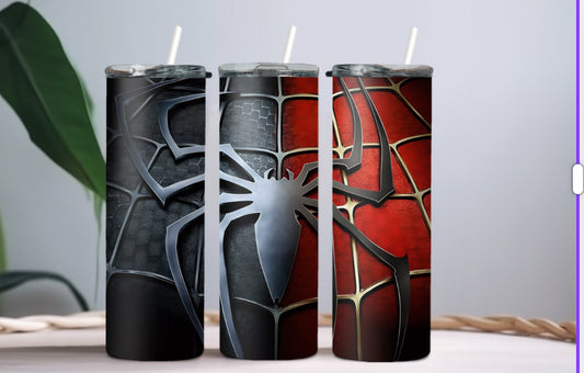 Spider badge tumbler