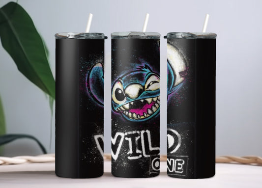 Wild one stitch tumbler